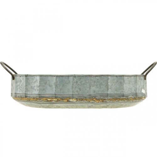 daiktų Gėlių dubuo metalinis cinkuotas dubuo antikvarinis rinkinys 2 L45cm/59cm