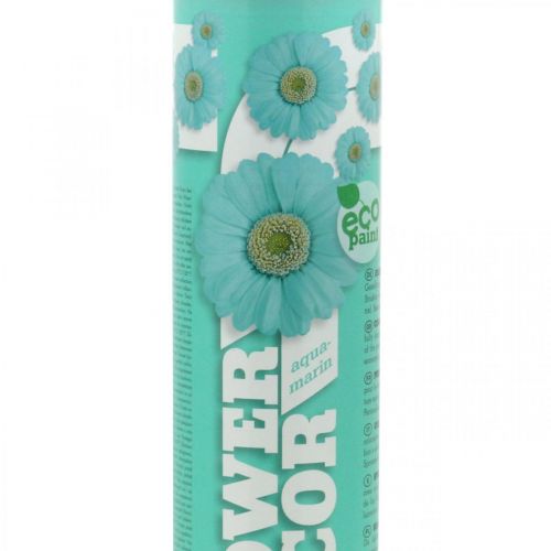 Floristik24 Flower Spray Flower Decor Šviesiai mėlynas akvamarino spalvos purškiklis 400ml
