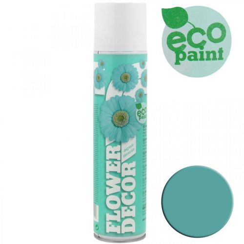 Floristik24 Flower Spray Flower Decor Šviesiai mėlynas akvamarino spalvos purškiklis 400ml