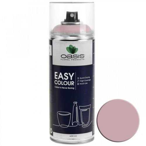 Floristik24 OASIS® Easy Color Spray, dažų purškalas švelniai rožinis 400ml