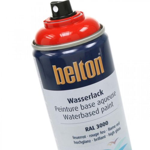Floristik24 Belton bevandenis lakas raudonas blizgus purškiamas ugniai raudonas 400ml