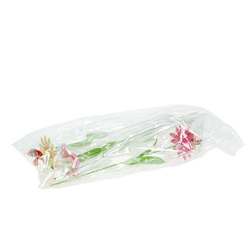Floristik24 Gėlių kamštis metalinė gėlių rūšis. 6,5cm L32cm 4vnt