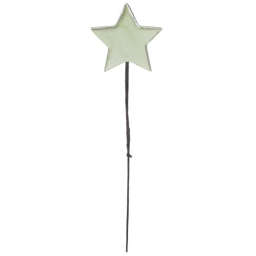 daiktų Gėlių kamščiai stars kamščiai žalia 7cm – 2 pasirinkimas – 24 vnt