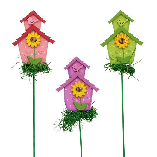 Floristik24 Gėlių kamštis su namų spalvos 12vnt