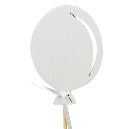 daiktų Gėlių kamščių puokštės dekoravimo torto viršus balionas baltas 28cm 8 vnt
