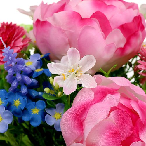 Floristik24 Puokštė su Bellis Rosa 23cm
