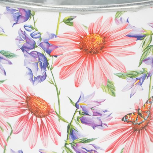 daiktų Gėlių vazonas, pavasarinė dekoracija, sodintuvas, metalinis, Ø12cm, aukštis10.5cm