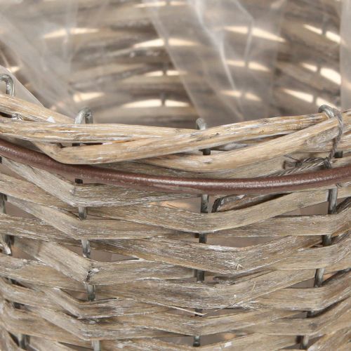 daiktų Gėlių vazonas sodo įrankis dekoratyvinis rudas Ø17,5cm H30cm