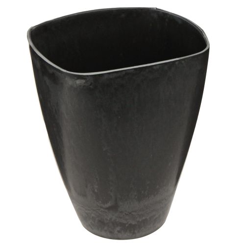 daiktų Orchidėjų vazonas gėlių vazonas plastikinis antracitas 13,5x13x16,5cm 4vnt