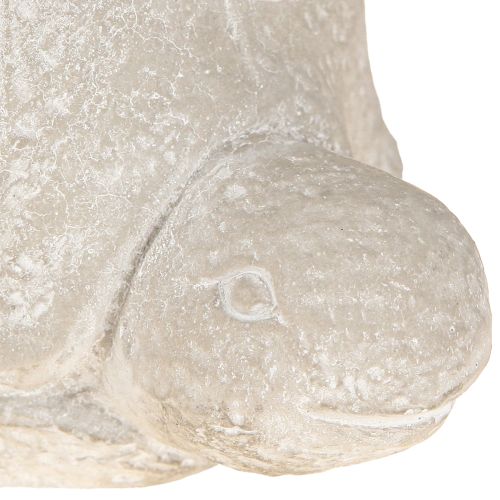 daiktų Vazono vėžlys betono apdaila pilka balta 15,5cm 2vnt
