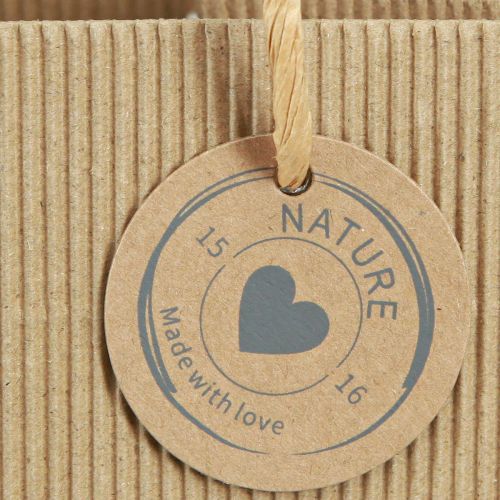 daiktų Gėlių vazonas iš popieriaus rumbuotas folija 12x12cm 8 vnt