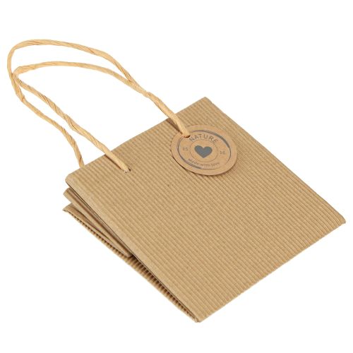 daiktų Gėlių vazonas iš popieriaus rumbuotas folija 12x12cm 8 vnt