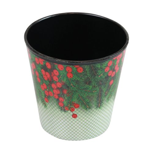 daiktų Gėlių vazonas Kalėdų vazono kibiras Ilex Ø13cm H11,5cm