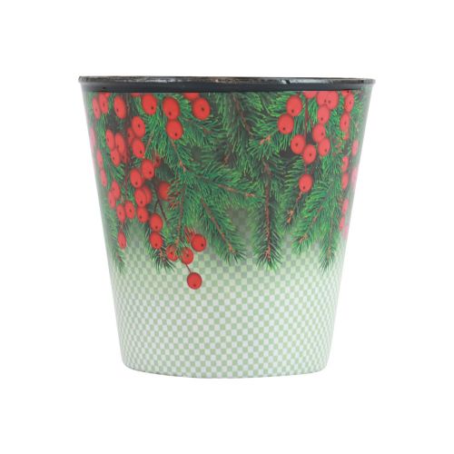 daiktų Gėlių vazonas Kalėdų vazono kibiras Ilex Ø11cm H10,5cm