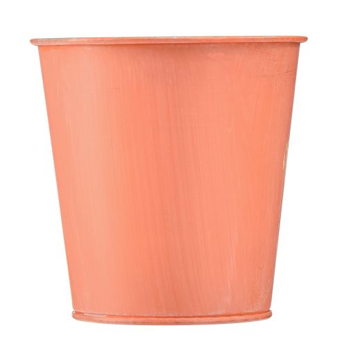 daiktų Gėlių vazonas su gėlių dekoru abrikosų geltonas Ø10,5cm H10,5cm