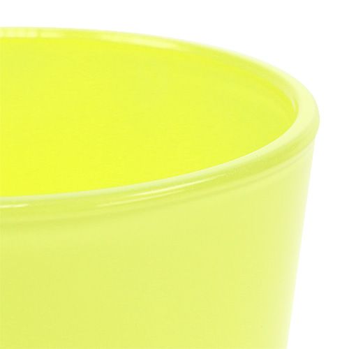 Floristik24 Gėlių vazonas geltonas Ø10cm H8,5cm