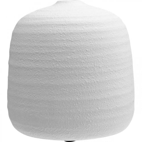 daiktų Gėlių vaza, keraminė vaza, dekoratyvinė vaza balta Ø22cm H22,5cm
