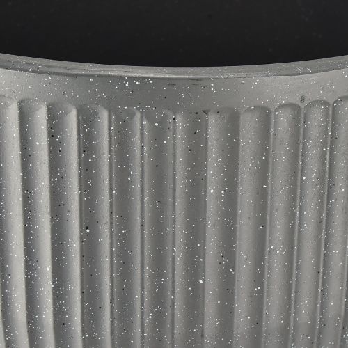 daiktų Grindų vaza, antracito spalvos, plastikinis vazonas, Ø28cm, aukštis 46.5cm