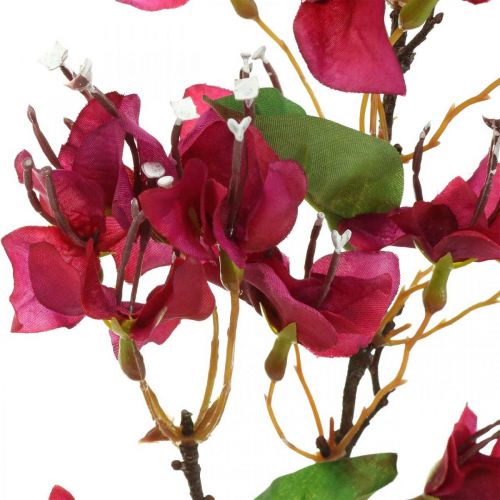 Floristik24 Bougainvillea dirbtinė gėlė Rožinė Dirbtinė deko šakelė H52cm