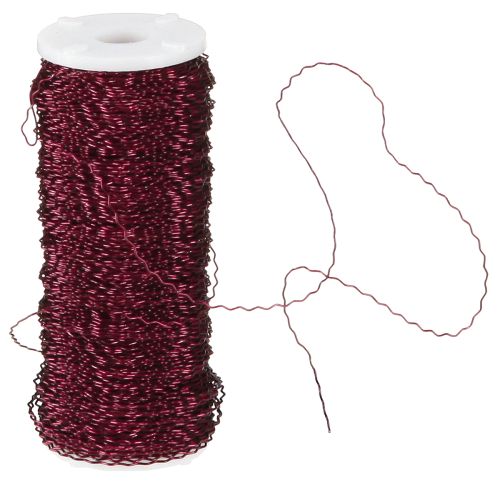 daiktų Sultinio efekto viela Ø0,30mm 140m Bordo