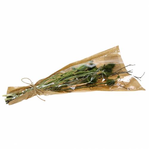 Floristik24 Laukinių gėlių puokštė natūrali, žalia 25–60cm 70g