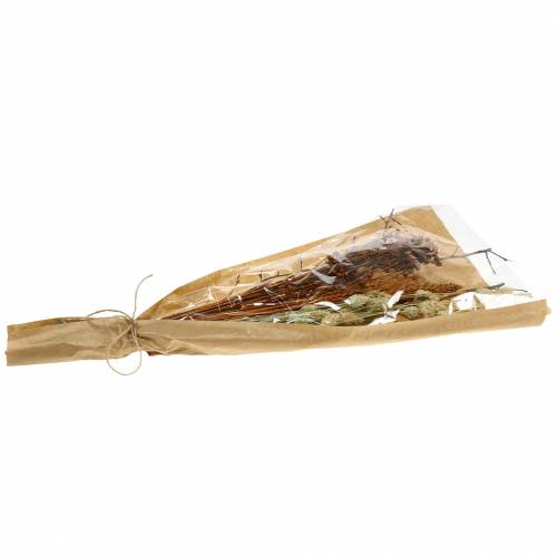 Floristik24 Laukinių gėlių puokštė gamtos, oranžinė 25-60cm 65g