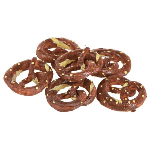 daiktų Kranšelio dekoravimas pabarstuku dekoravimas rudas mini dirbtinis kliņģeras 4cm 6 vnt