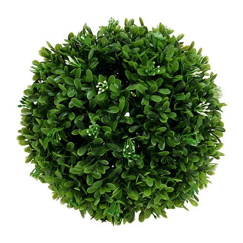 Floristik24 Buksmedžio rutulys su gėlėmis dekoratyvinis rutulys žalias Ø18cm 1 vnt