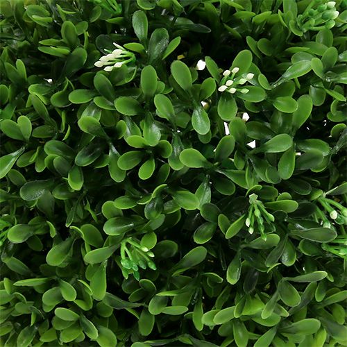Floristik24 Buksmedžio rutulys su gėlėmis dekoratyvinis rutulys žalias Ø18cm 1 vnt