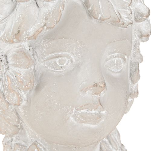 daiktų Biustas pagamintas iš lietaus akmens skulptūros moters plantatorius antikvarinis H21,5 cm