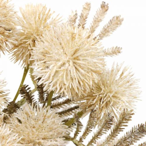 Dirbtinis erškėčio kremas Drylook Globe Thistle 33cm 3vnt