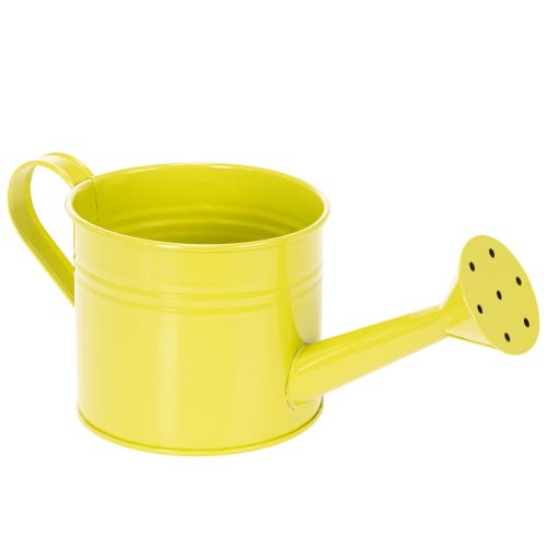 Spalvinga dekoratyvinė laistytuvė, Ø11cm, aukštis 9,5cm, sodinimui, pavasario stalo puošmena, metalinė, 8 vnt. rinkinys | Floristik24.lt