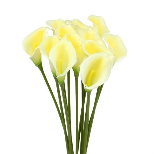 Dirbtinė Calla Yellow 57cm 12 vnt