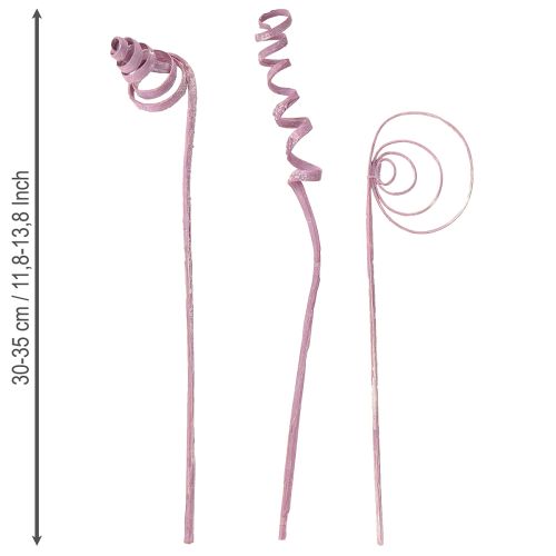 daiktų Cukranendrių spiralė Cukranendrių kūgis Cukranendrių asorti uogų spalvos 30 cm 75 vnt.