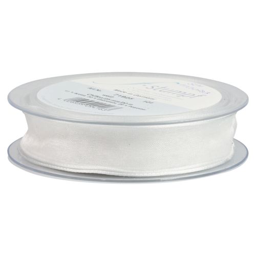 daiktų Šifono juostelė organza juostelė dekoratyvinė juostelė organza balta 25mm 20m