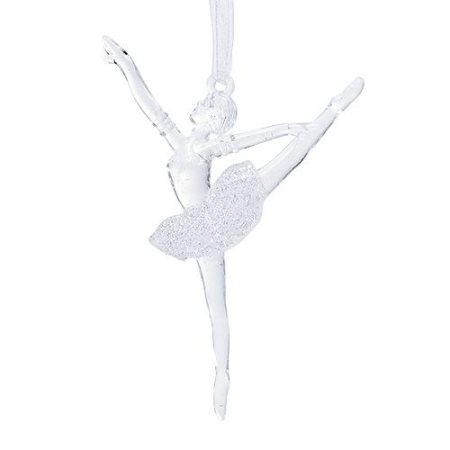 Floristik24 Eglutės papuošimai balerina 10cm 12vnt