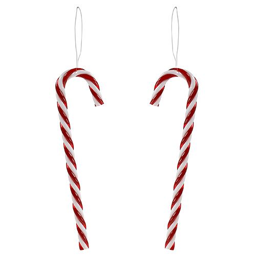 Kalėdų eglutės puošmena saldainių lazdelė 18cm 12vnt