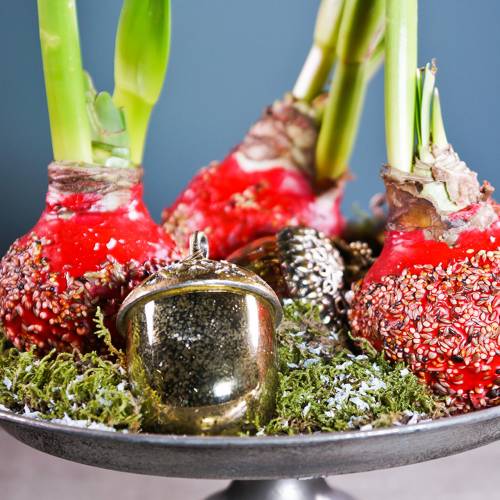 Floristik24 Eglutės papuošimai gilė pakabinti metalinis stiklas auksas 11cm 4vnt
