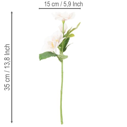 Dirbtinių kalėdinių rožių puokštė, 35 cm, 6 vnt. | Floristik24.lt