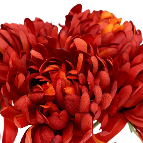 daiktų Chrizanteminė puokštė raudona raudona 28cm 6 vnt