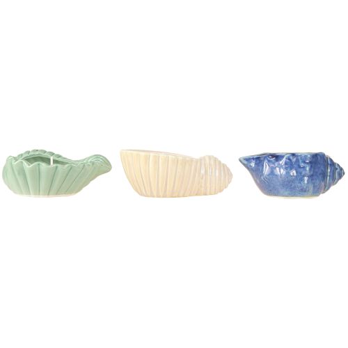 daiktų Citronella Candle Shell Keraminė lauko žvakė 14cm 3vnt