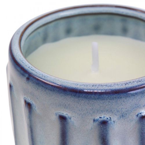 Floristik24 Citronella žvakė puode Kvapi žvakė citrina Ø10,5cm H8cm