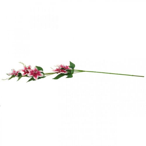 daiktų Clematis šakelė su 5 žiedais, dirbtinė gėlė, dekoratyvinė šakelė rožinė, balta L84cm
