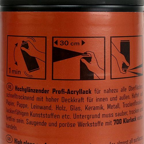 Floristik24 Spalvotas purškiamas metalinis šviesus varis 400ml