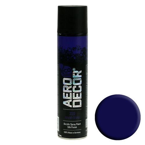 Floristik24 Spalva Spray šilko matinis 400ml karališkos mėlynos spalvos