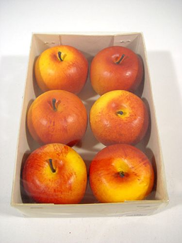 Floristik24 Obuoliai 7cm matiniai 6vnt