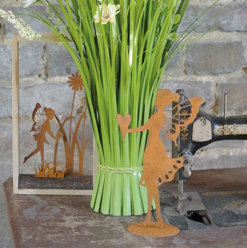 Floristik24 Dekoratyvinė figūra Elf Edelrost H24cm