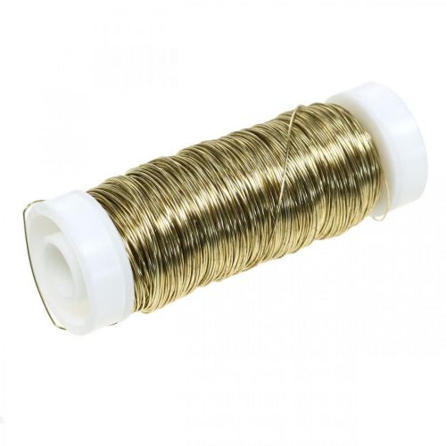 daiktų Deko emalio viela Ø0.30mm 30g/50m aukso