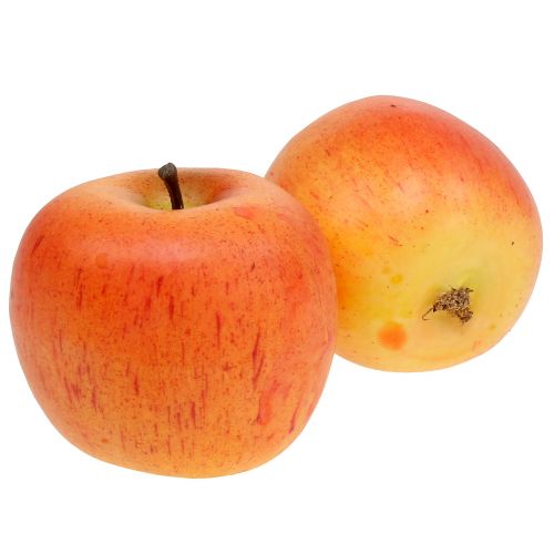 Floristik24 Dekoratyviniai obuoliai Cox orange 7cm 6 vnt