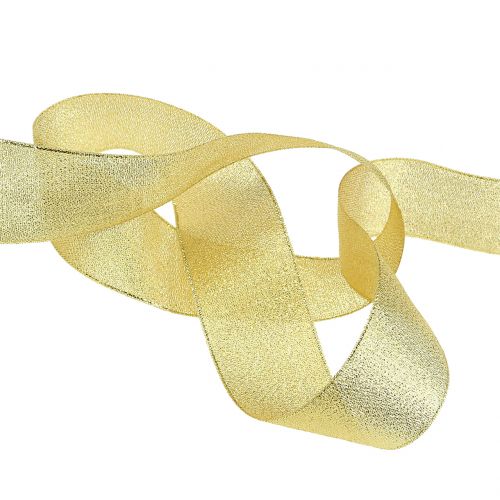 daiktų Dekoratyvinė juostelė auksinė 40mm 22,5m